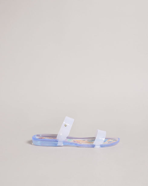 JELINN-Sandals-Jelly shoes never looked so good. JELINN has our Art print and two simple straps that bring this throwback style into your wardrobe. Hello, long summer nights. Jelly sandals Art print Two straps Slip on Open toe Flats- Ted Baker Romania